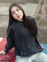 Hoodie Efecto Lavado - Imagen 2