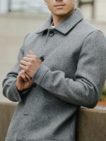 Chaqueta Botón Paño