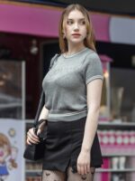 Blusa Tejida Corazones - Imagen 3