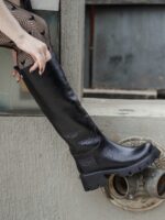 Botas Largas Cuero