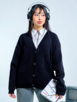 SOFT NOIR CARDIGAN