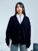 SOFT NOIR CARDIGAN - Imagen 4