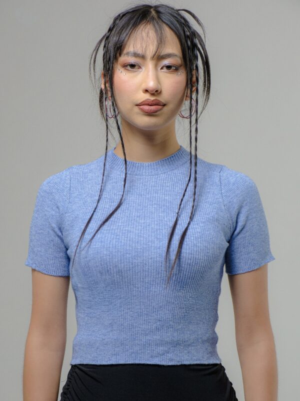 BABY BLUE PERKINS TOP