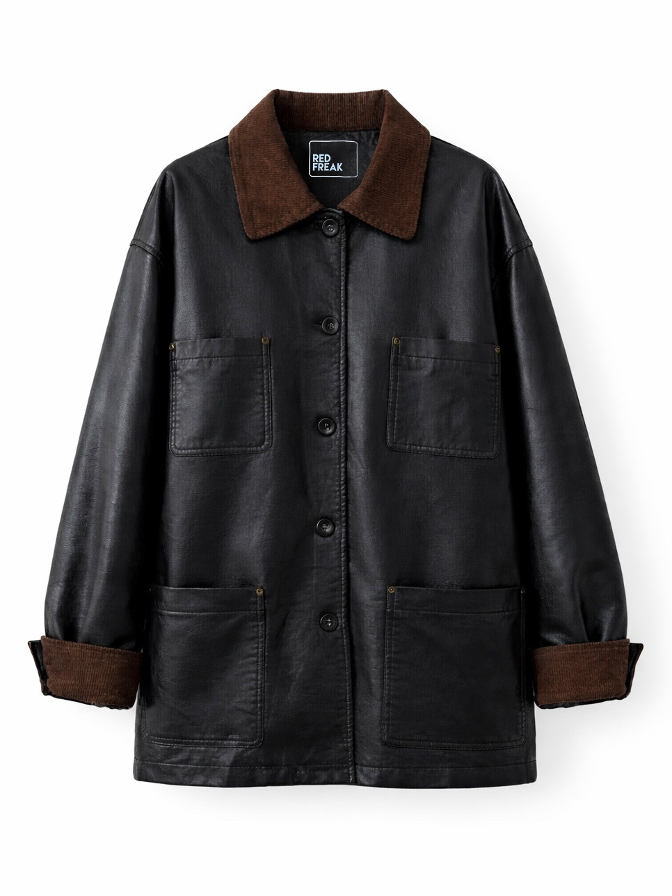 FDC6826A-F837-4518-ACA1-F1F8B7DB670D BLACK RETRO JACKET - Imagen 1