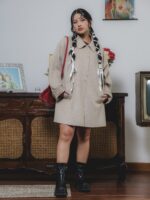 ABRIGO CORE VIBE BEIGE - Imagen 3