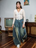 BUTTERFLY BALLOON JEANS - Imagen 6